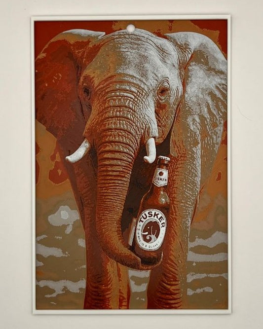 Elephant Wall Art - Kenyan Tusker-Inspired