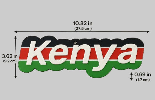 Kenyan Flag Inspired Wall Décor