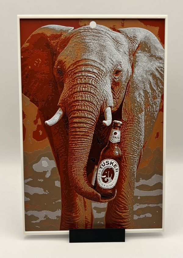 Elephant Wall Art - Kenyan Tusker-Inspired