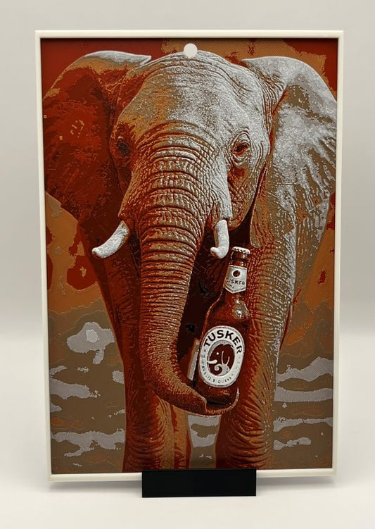 Elephant Wall Art - Kenyan Tusker-Inspired