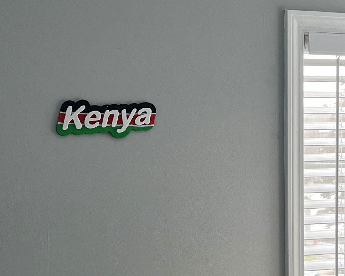 Kenyan Flag Inspired Wall Décor